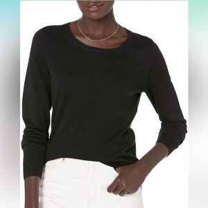 NWT Amazon Essentials Women's Long-Sleeve Lightweight Crewneck Sweater Size L